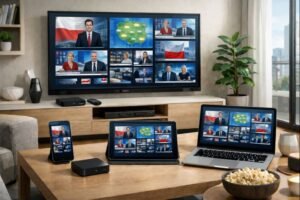 IPTV z polskimi kanałami na Smart TV, telefonie i komputerze