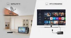 Porównanie telewizji satelitarnej Cyfrowy Polsat z usługą IPTV