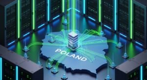 Mapa sieci CDN i serwerów dostarczających sygnał IPTV do Polski.